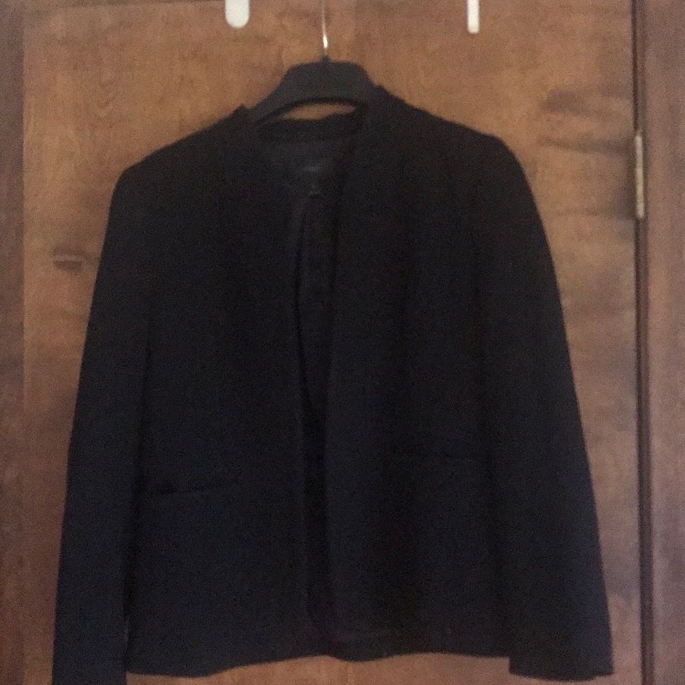 Black, size 10, JCrew going out blazer, gently worn
